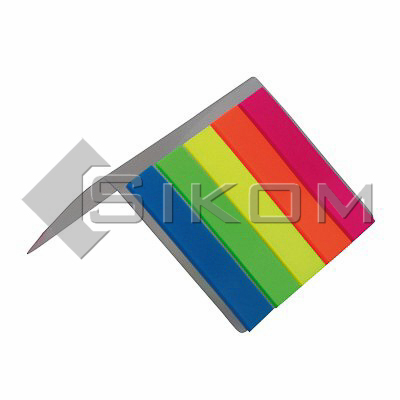 Samolepící záložky Concorde 12 mm x 48 mm 5 x 20 lístků - průhledné